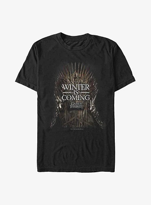 Game Of Thrones Iron Throne Winter Is Coming T-Shirt