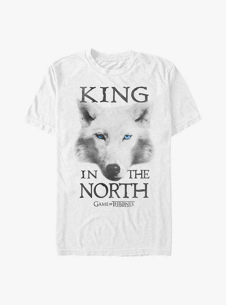 Game Of Thrones King The North Wolf T-Shirt