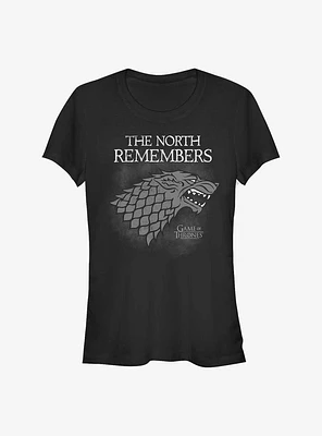 Game Of Thrones House Stark North Remembers Girls T-Shirt
