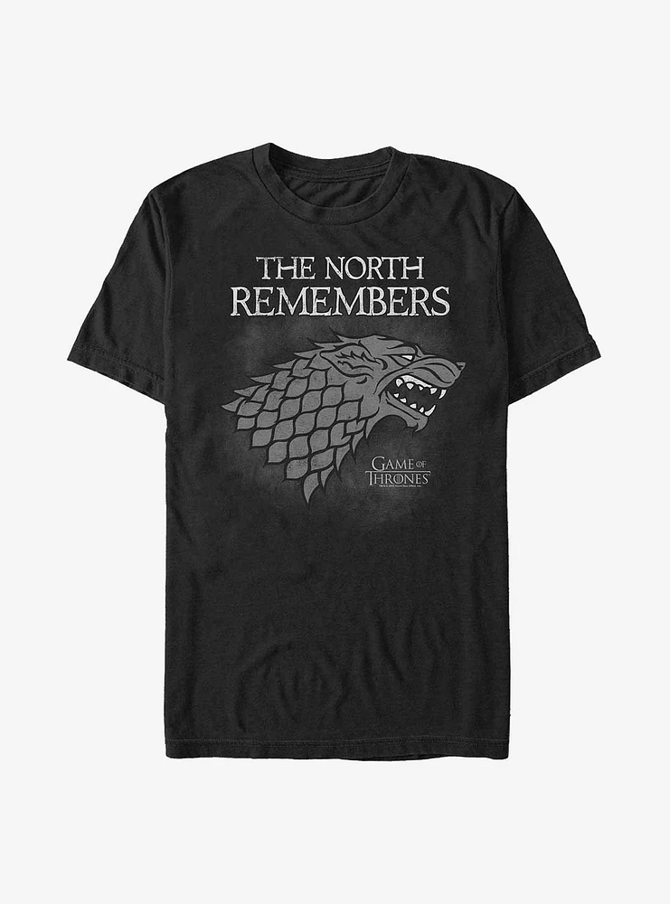 Game Of Thrones House Stark North Remembers T-Shirt