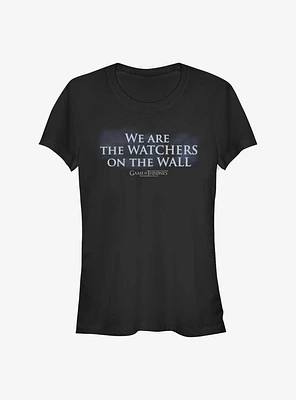 Game Of Thrones Wall Watchers Girls T-Shirt