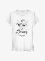 Game Of Thrones House Stark Winter Is Coming Girls T-Shirt