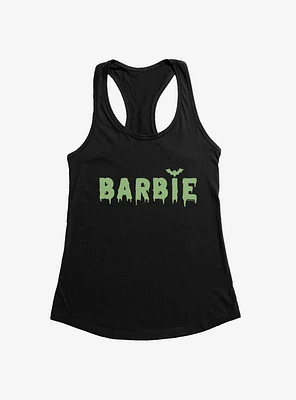 Barbie Haloween Drip Bat Logo Girls Tank