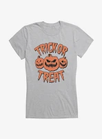 Trick Or Treat Jack O Lanterns Girls T-Shirt