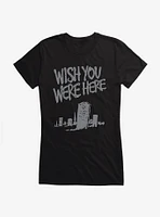 Wish You Were Here Tombstone Girls T-Shirt