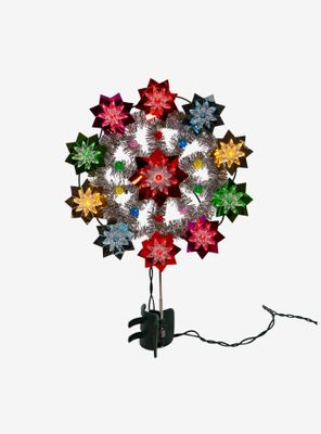 Light Multicolor Retro Reflector Tree Topper