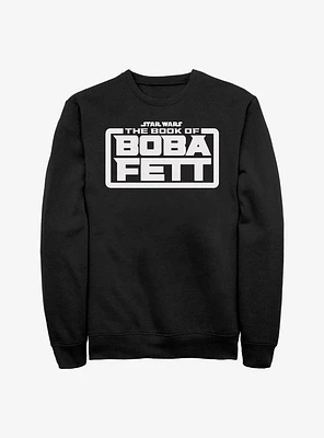 Star Wars The Book Of Boba Fett Basic Logo Sweatshirt