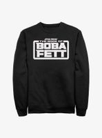 Star Wars The Book Of Boba Fett Basic Logo Sweatshirt