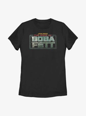 Star Wars The Book Of Boba Fett Main Logo Colors Womens T-Shirt