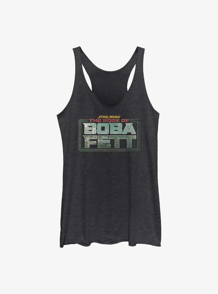 Star Wars The Book Of Boba Fett Main Logo Colors Womens Tank Top