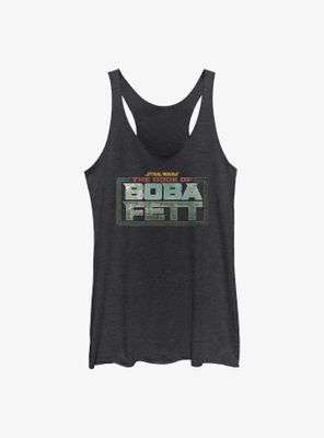 Star Wars The Book Of Boba Fett Main Logo Colors Womens Tank Top