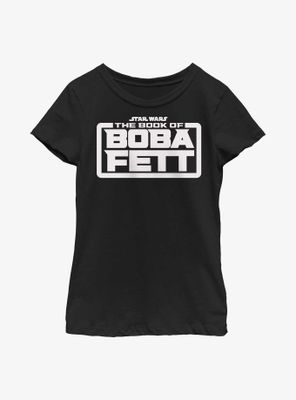 Star Wars The Book Of Boba Fett Basic Logo Youth Girls T-Shirt