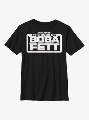 Star Wars The Book Of Boba Fett Basic Logo Youth T-Shirt