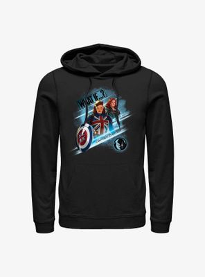 Marvel What If?? Captain Carter & Black Widow Team Up Hoodie