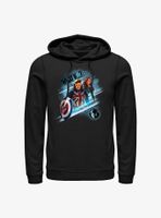 Marvel What If?? Captain Carter & Black Widow Team Up Hoodie