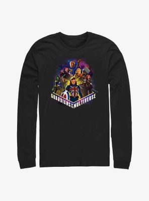 Marvel What If?? Guardians Of The Multiverse Team Up Long-Sleeve T-Shirt
