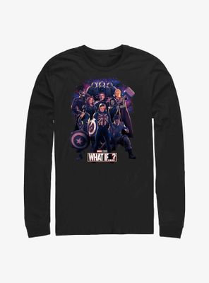 Marvel What If?? Guardians Of The Multiverse Group Long-Sleeve T-Shirt