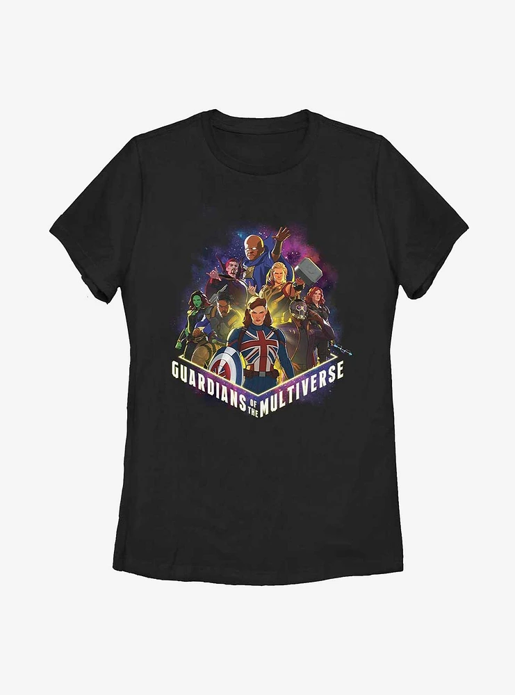 Marvel What If?? Guardians Of The Multiverse Team Up Womens T-Shirt
