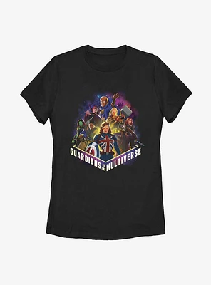Marvel What If?? Guardians Of The Multiverse Team Up Womens T-Shirt