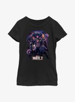 Marvel What If?? Guardians Of The Multiverse Group Youth Girls T-Shirt
