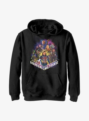 Marvel What If?? Guardians Of The Multiverse Team Up Youth Hoodie