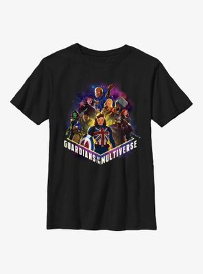 Marvel What If?? Guardians Of The Multiverse Team Up Youth T-Shirt