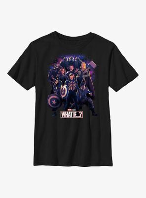 Marvel What If?? Guardians Of The Multiverse Group Youth T-Shirt
