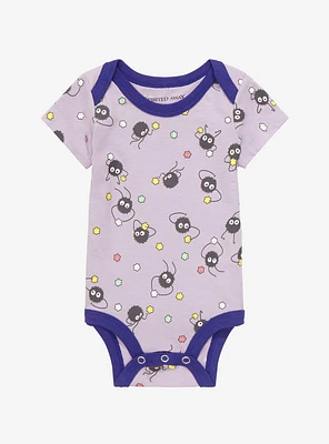 Studio Ghibli Spirited Away Soot Sprites Allover Print Infant One-Piece