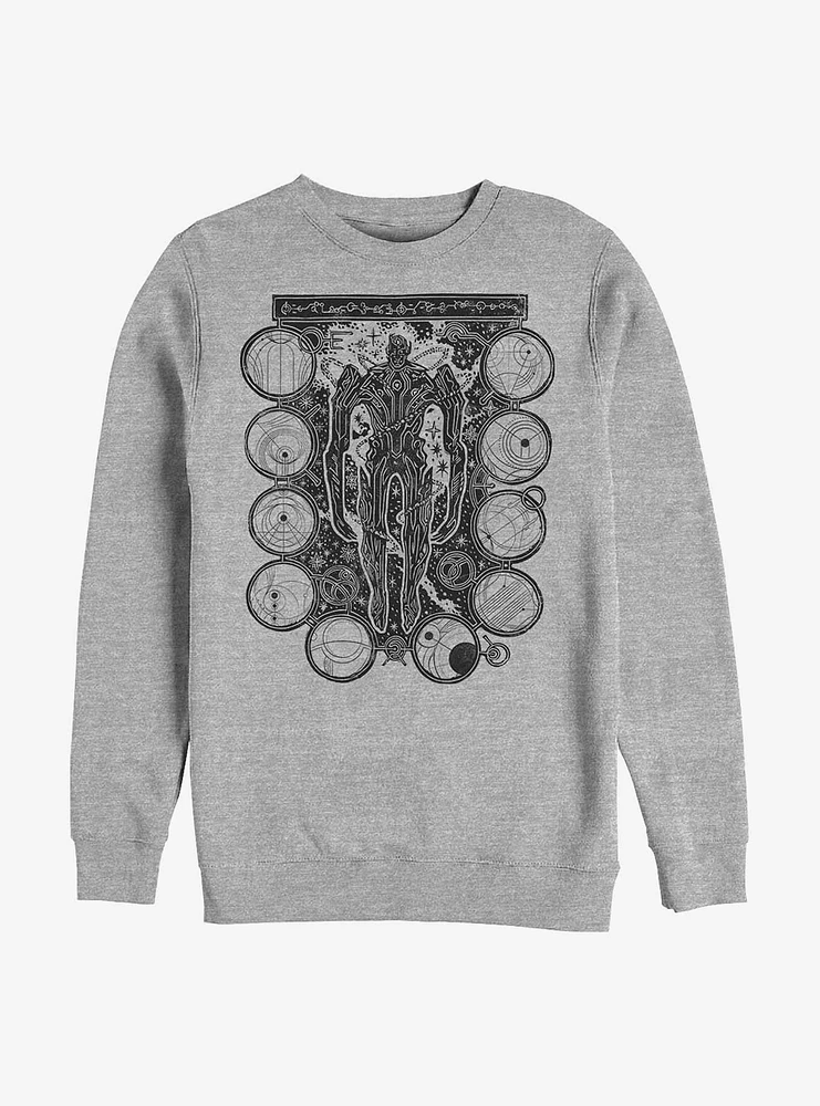 Marvel Eternals Wood Stamp Crew Sweatshirt