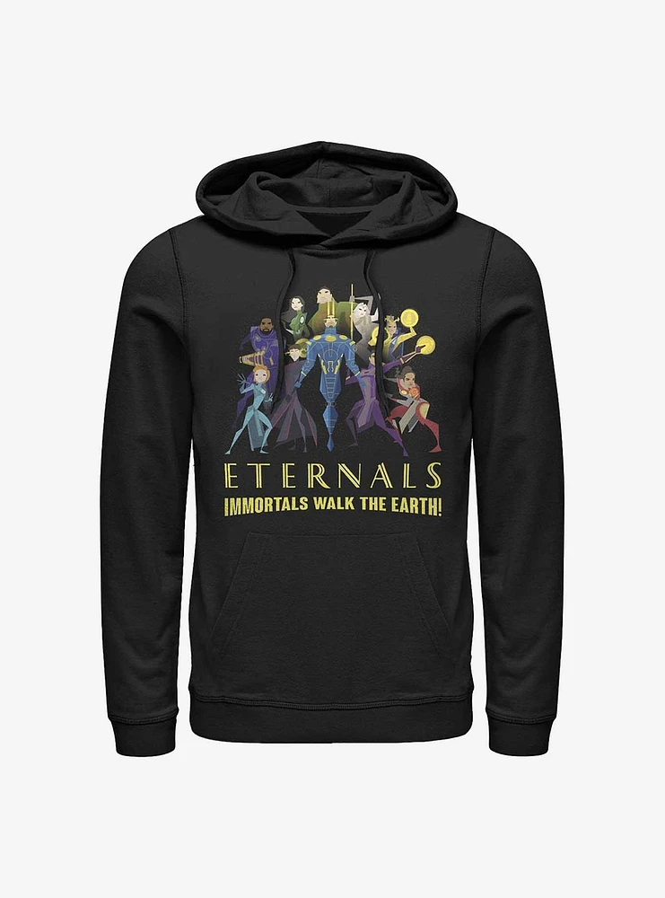 Marvel Eternals Immortals Walk The Earth Hoodie