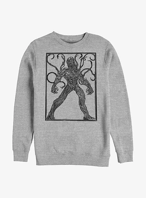 Marvel Eternals Kro Woodcut Crew Sweatshirt