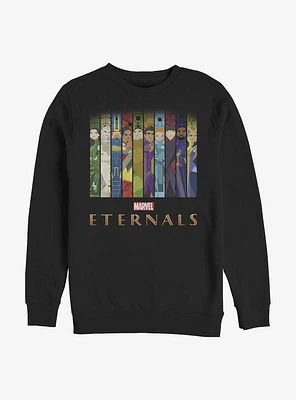 Marvel Eternals Panels Crew Sweatshirt