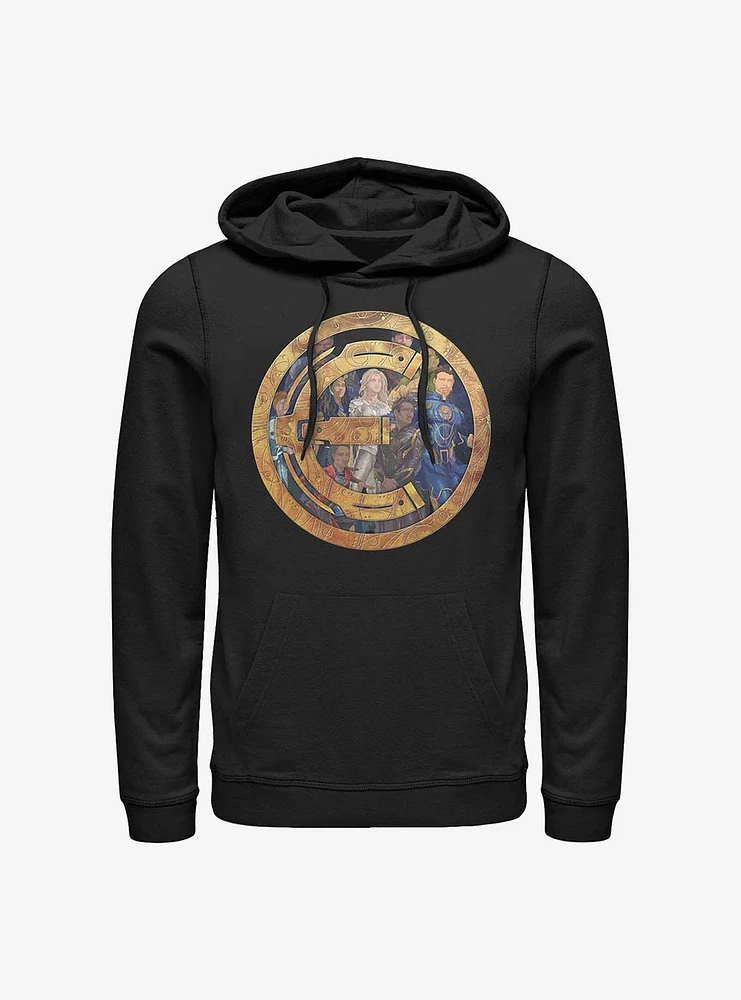 Marvel Eternals Badge Group Shot Hoodie