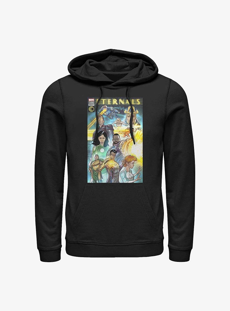 Marvel Eternals Group Comic Cover Hoodie