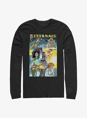 Marvel Eternals Group Comic Cover Long-Sleeve T-Shirt
