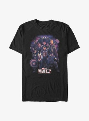 Marvel What If?? Guardians Of The Multiverse Group T-Shirt
