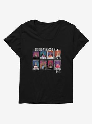 Barbie Halloween Good Vibes Only Womens T-Shirt Plus