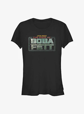 Star Wars The Book of Boba Fett Main Logo Girls T-Shirt