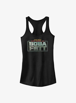 Star Wars The Book of Boba Fett Main Logo Girls Tank Top