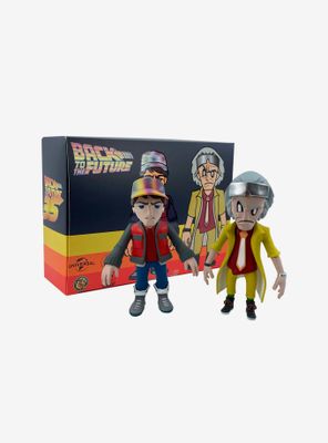3DRetro Back to the Future Marty and Doc Vinyl Figure Set