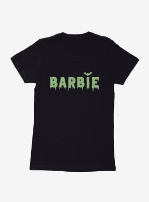 Barbie Halloween Drip Bat Logo Womens T-Shirt