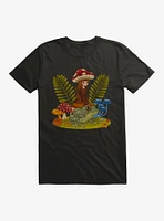 Cottagecore Frog Riding T-Shirt