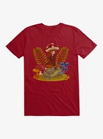 Cottagecore Frog Riding T-Shirt