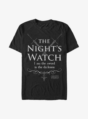 Game Of Thrones Night's Watch T-Shirt