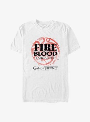 Game Of Thrones Fire & Blood Targaryen Spray T-Shirt