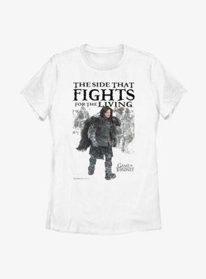 Game Of Thrones Fights For The Living Womens T-Shirt