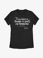 Game OF Thrones Full Terrors Womens T-Shirt