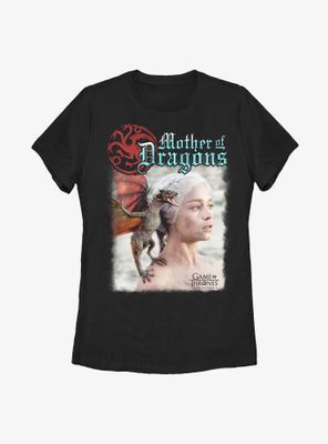 Game Of Thrones Daenerys Targaryen Mother Dragons Womens T-Shirt
