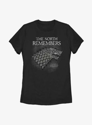 Game Of Thrones House Stark North Remembers Womens T-Shirt