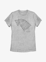 Game Of Thrones House Stark Emblem Womens T-Shirt